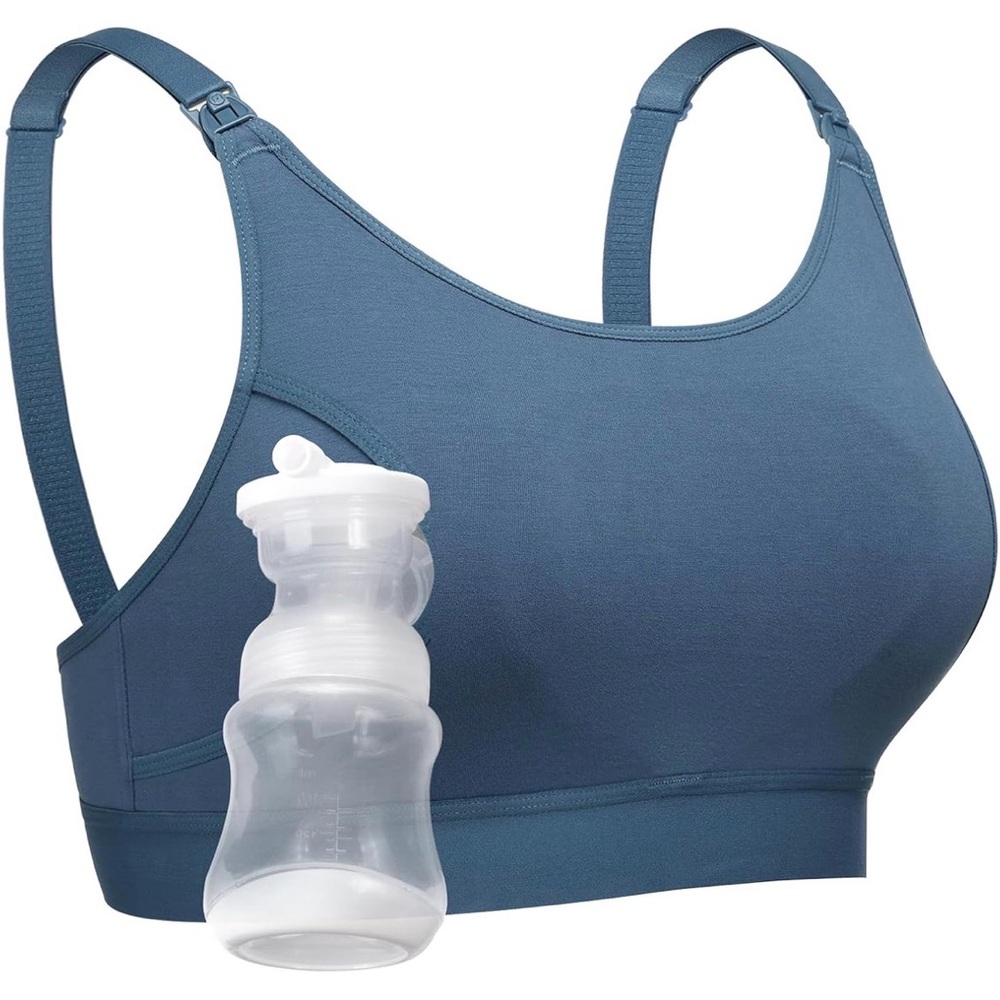 MOMCOZY Hands-free pumping and nursing bra